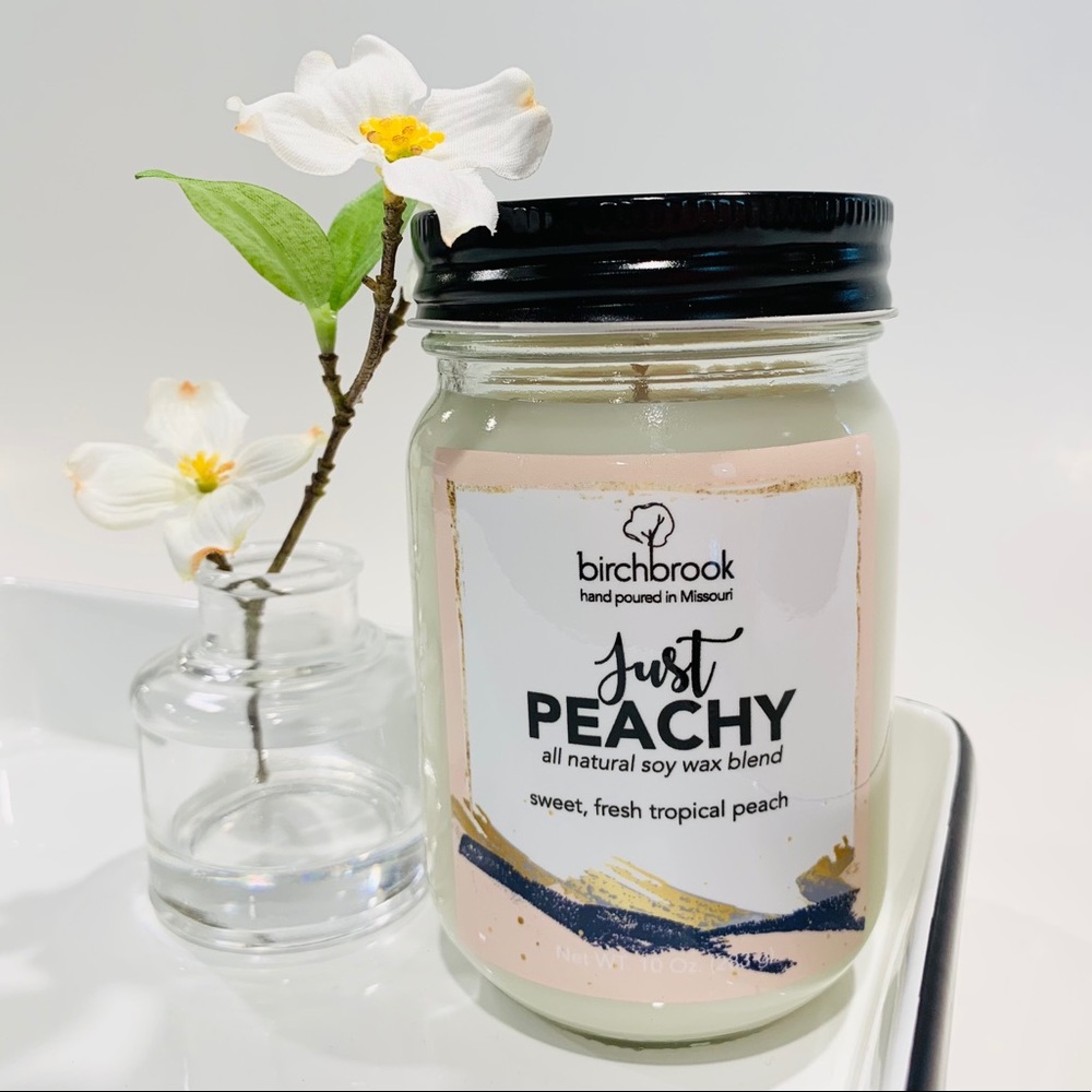 10 Oz Soy Candle - Just Peachy